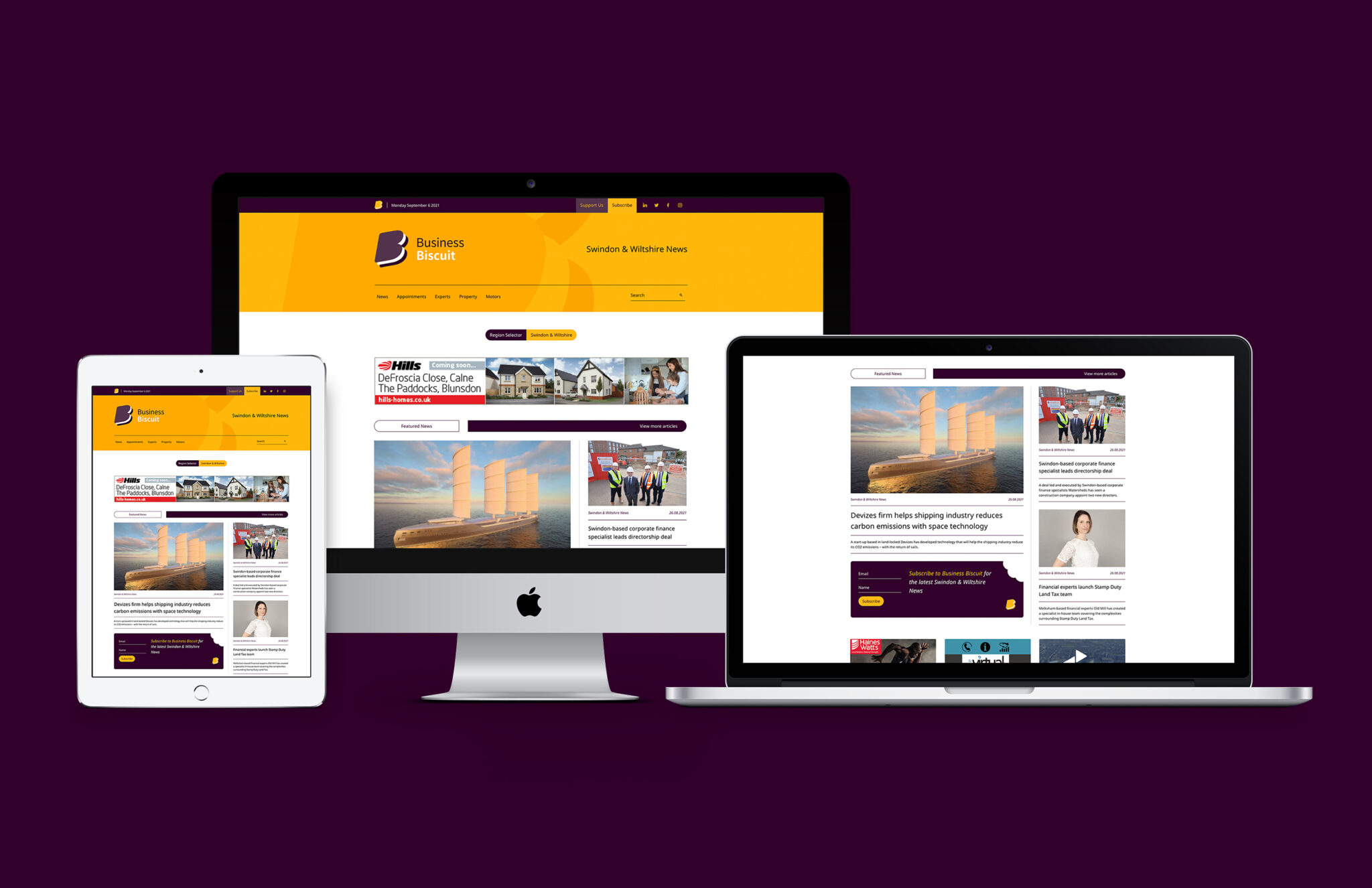 Business Biscuit Website Swindon Bristol Jazzbones Design Development Website