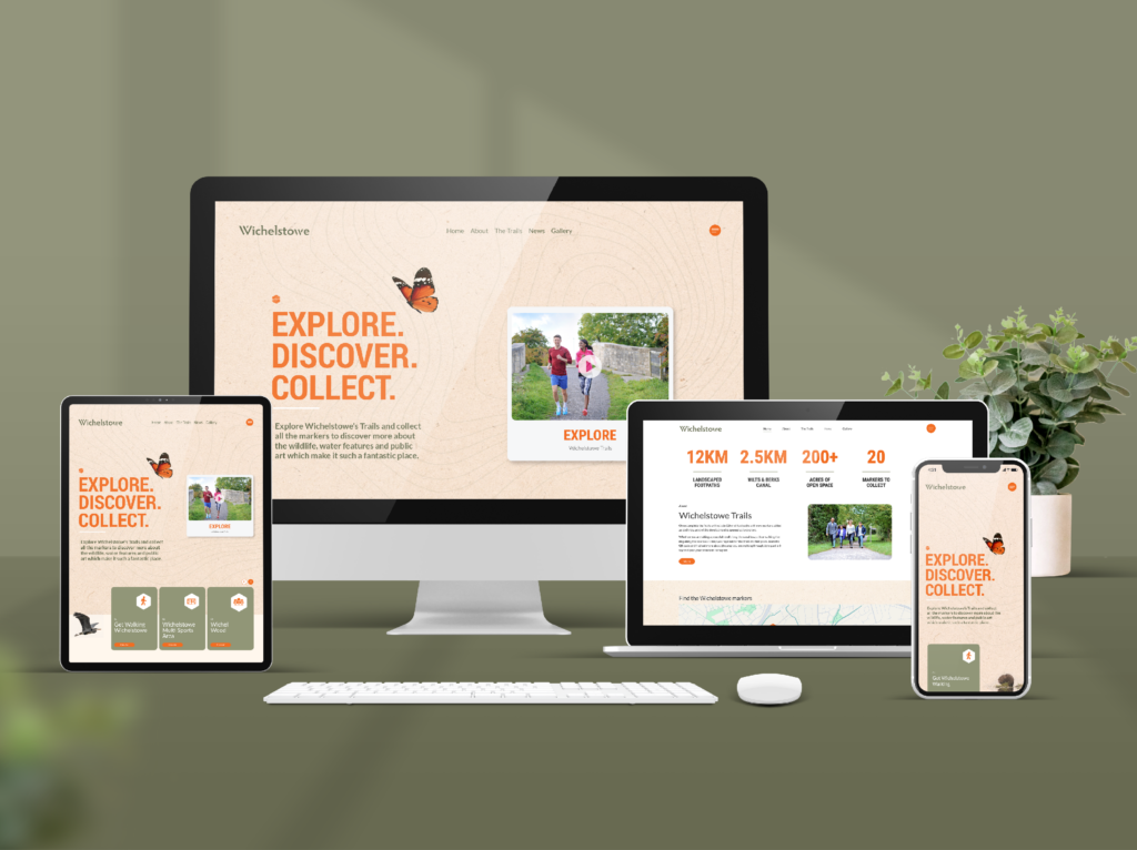 Jazzbones Wichelstowe Trails Website Mockup
